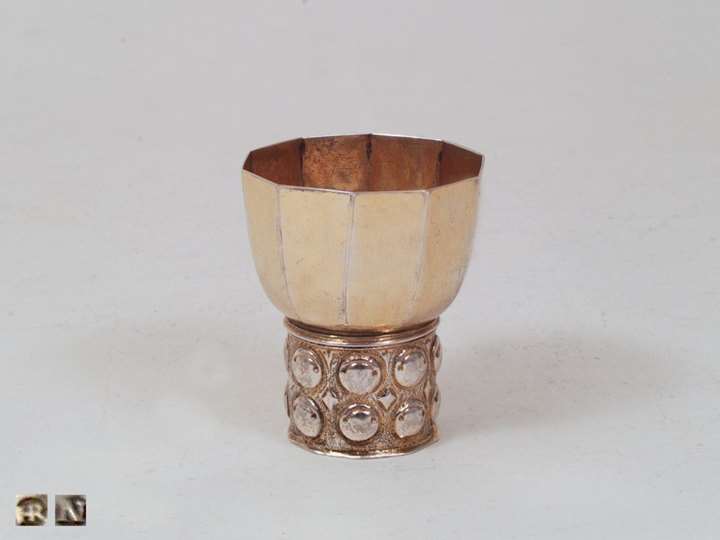 Late Renaissance Wine Goblet, Roemer, Silver-Gilt
